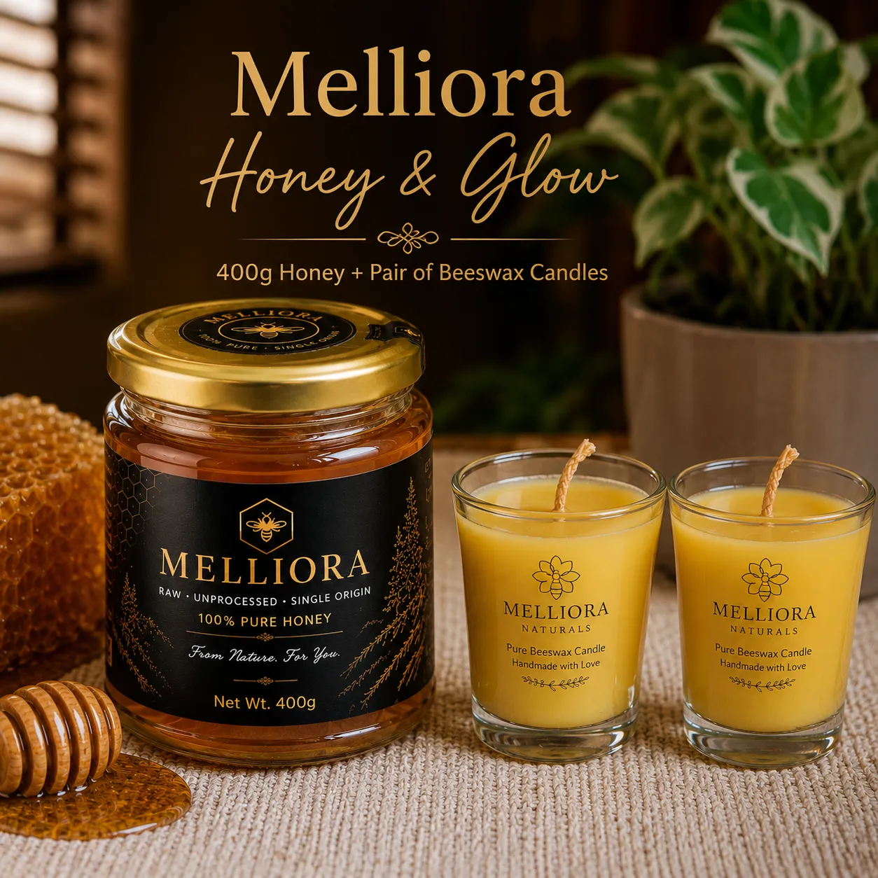 Honey & Glow 400g Gift Set